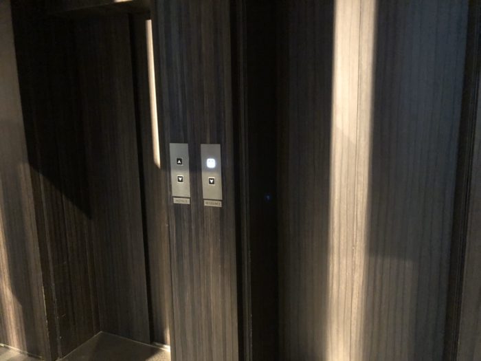 ac-Fit六本木のエレベーター